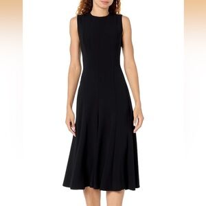 Theory Black Midi Dress